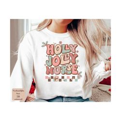 Holly Jolly Nurse Png, Holly Jolly Png, Merry Christmas Png, Holly Jolly Nurse, Holly Jolly Vibes, Nurse Christmas Gift,