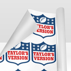 Taylor's Version Wrapping Paper 58"x 23" (1 Roll) Football Kelce Taylor