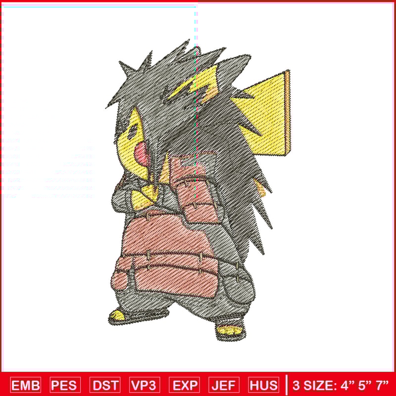 Pikachu madara embroidery design, Pokemon embroidery, Anime design, Embroidery file, Digital download, Embroidery shirt.jpg