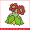 Bellossom embroidery design, Bellossom embroidery, Anime design, Embroidery shirt, Embroidery file, Digital download.jpg