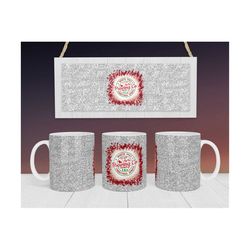 Christmas Sublimation Mug Wrap Designs,11oz Mug North Pole Hot Chocolate png Sublimation Designs,Mug Press Designs,PNG F