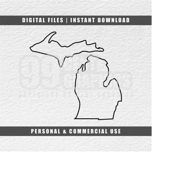Michigan Svg, United States Svg, State Outline Svg, Cricut S - Inspire ...