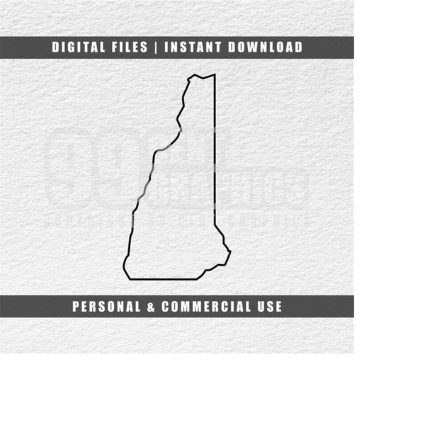 New Hampshire Svg, United States Svg, State Outline Svg, Cri | Inspire ...