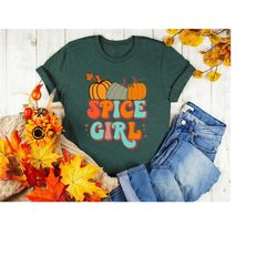 spice girl shirt, autumn lover shirt, cozy autumn gift for her, autumn love jumper, cute pumpkin spice sweatshirt, thank