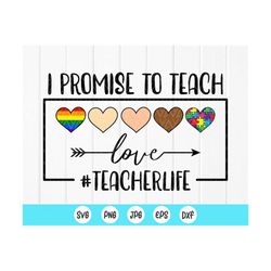 i promise to teach svg,lgbt pride trans black autism teacher quote svg,teacher gift svg,teacher saying svg,instant downl