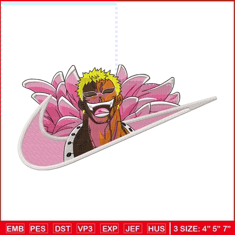 Doffy nike embroidery design, One piece embroidery, Nike design, Embroidery shirt, Embroidery file, Digital download.jpg