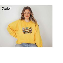 fall coffee sweatshirt, fall nurse sweatshirt, nurse shirt, coffee lover sweatshirt, halloween coffee sweatshirt, pumpki