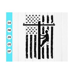 lineman american flag svg,lineman flag clipart,gift for dad,father's day svg,electricity svg,lineworker svg,instant down