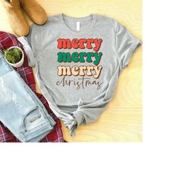 merry merry merry christmas shirt, funny christmas t-shirt, xmas matching pajama, christmas gift, happy new year, christ