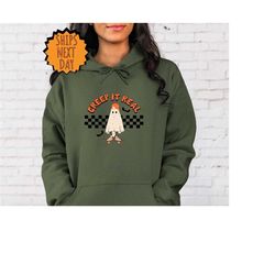 retro halloween hoodie, creep it real hoodie, vintage ghost halloween hoodie, witch hoodie, retro fall hoodie, fall hood