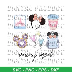 Disney Vacay Mode Mickey and Minnie PNG Sublimation