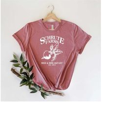 schrute farms shirt, bed and breakfast, the office shirt schrute farms dtf transfer, ready to press dtf print, funny shi