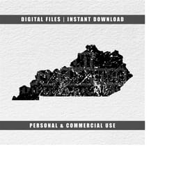 kentucky svg, united states svg, distressed svg, cricut svg, engraving file svg, cut file svg, instant download