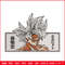 Goku white embroidery design, Dragonball embroidery, Anime design, Embroidery shirt, Embroidery file, Digital download.jpg