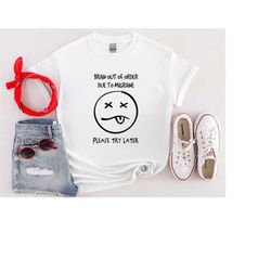 brain out of order due to migraine please try later tee, mental health shirt, sarcastic shirt, migraine brain shirt, mig