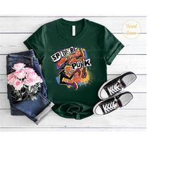 spider-man across the spider-verse spider-punk shirt, spider-man: across spider-verse shirt, hobie brown spider-man, spi