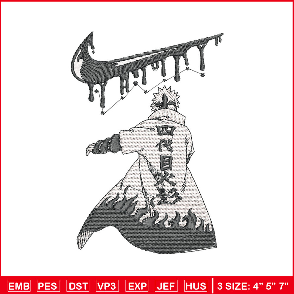 Hokage nike embroidery design, Naruto embroidery, Embroidery shirt, Embroidery file, Anime design, Digital download.jpg