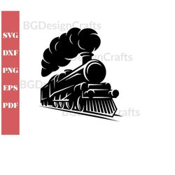 locomative svg, locomative dxf, train clipart, train svg cut file, locomative png, train svg file for cricut, train silh