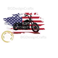 us motorcycle svg, motorcycle svg, us motor bike svg, motorcycle clipart, american flag svg, png, cut file, svg file for