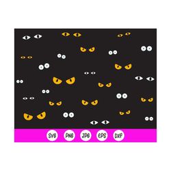 spooky eye seamless pattern svg, spooky eye seamless pattern cut file, spooky eye halloween pattern svg, instant downloa