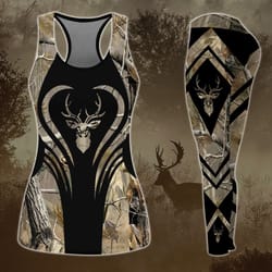 combo deer hunting tank top & legging outfit