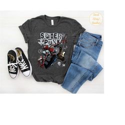 retro spider punk shirt, spider-man across the spider-verse shirt v10, spider-man 2023 shirt, marvel shirt, marvel fan g