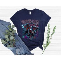 spider man 2099 shirt, spider 2099 homage shirt, vintage miguel o'hara shirt, miguel o'hara shirt, spider-man across the