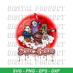 scare bears red halloween png horror movie png download
