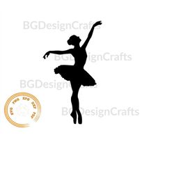 Ballet SVG, Ballerina SVG, Ballerina clipart, Ballerina Silhouette, Dancer Svg, Dxf, Png, Svg file for cricut