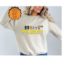 may the 4th be with you sweatshirt, galaxy edge seater, star war character sweat,disney group sweater,disney matching sw