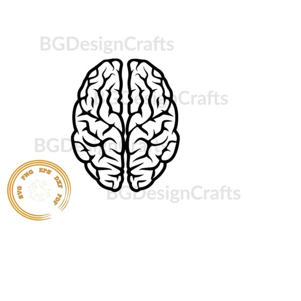 Brain Pattern Dxf Brain SVG, Brain DXF, Brain clipart, Png, svg cut file | Inspire Uplift