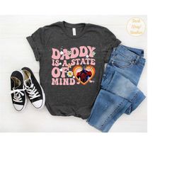 daddy is a state of mind shirt, miguel o'hara boyfriend shirt, spiderman 2099 shirt, spiderman across the spider verse s