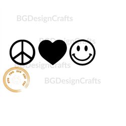 peace love happiness svg, peace love happiness, peace love svg, happiness svg, peace love png, svg file for cricut