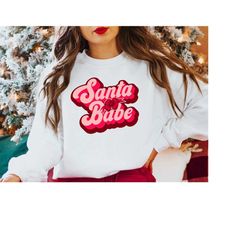 santa babe sweatshirt ,retro christmas tee, christmas present, happy new year, christmas gift, santa shirt, christmas ap