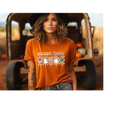 sweet and spooky shirt, halloween sweatshirt, halloween shirt, spooky shirt, funny halloween shirt, halloween tee, hallo