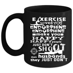 cool hunting mug, cool gift for husband cup
