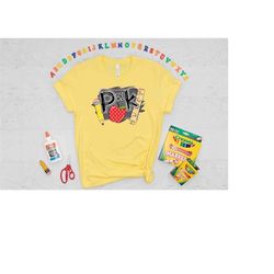 pre-k team back to school preschool teacher novelty t-shirt prek teacher shirts, pre k teacher shirt, pre-k teacher shir