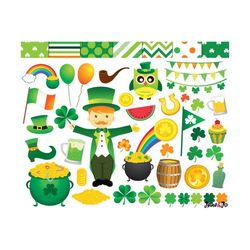 st. patrick's day clipart,st patricks day clipart clip art,saint patricks day clipart,leprechaun,lucky,shamrock clipart,