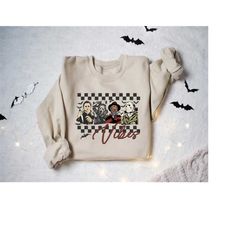 horror movie vibes sweatshirt, halloween shirt, jason freddy scream shirt, halloween party shirt, halloween vibes, hallo