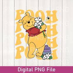 vintage winnie the pooh est 1926 png, pooh bear png, disney png, disneyland png, disney world png, vintage pooh bear png