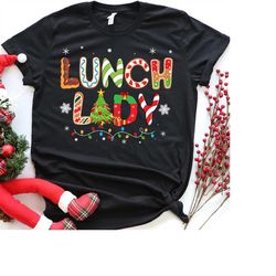 funny christmas lunch lady squad shirt, cafeteria team shirt,lunch squad shirt