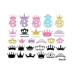 crown svg,princess crown svg,crown monogram svg,crowns svg,crown clipart,cricut cut files svg, silhouette cut files svg,