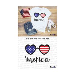 merica svg, 4th of july svg, heart svg fourth of july svg,4 july svg,patriotic svg, america svg files, cricut ,silhouett