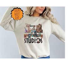 vintage disney hollywood studios sweatshirt, retro hollywood studios sweater, hollywood studios trip 2023 sweater, disne