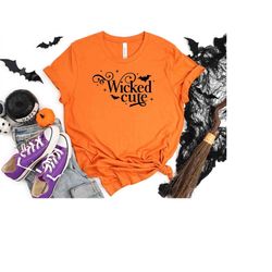 wicked cute halloween shirt - halloween shirt l halloween shirt women | funny halloween shirt | women boo halloween tee