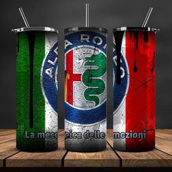 alfa romeo tumbler wrap , car tumbler png, 20oz skinny tumbler png