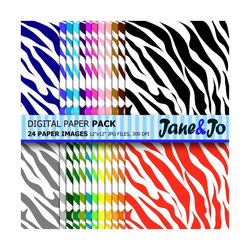 zebra digital paper,colorful zebra wallpaper,rainbow zebra scrapbook paper,zebra print digital paper,zebra pattern backg
