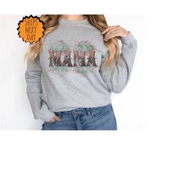 western mama sweatshirt, happy mothers day sweatshirt, western mama sweater, howdy cowgirl daughter, mother's day gift,