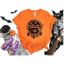 cereal killer shirt, halloween shirt, happy halloween shirt, serial killer shirt, funny halloween shirt, halloween graph