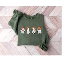 western halloween cowboy ghost sweatshirt, boo haw shirt, halloween ghost sweater, halloween gifts, boo shirt, halloween